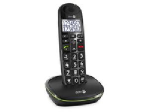 Doro PhoneEasy 110 - DECT-Telefon - Freisprecheinrichtung - 100 Eintragungen - Anrufer-Identifikation - Schwarz